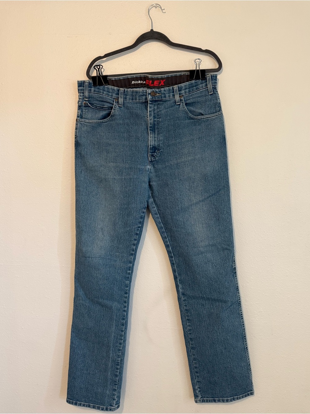 Dickies Men's Medium Blue Straight Jeans